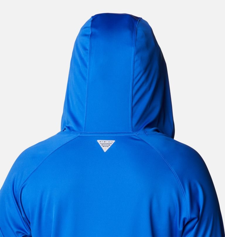 Women's Columbia PFG Tidal Tee Hoodie Blue | Plus Size CA-M5016
